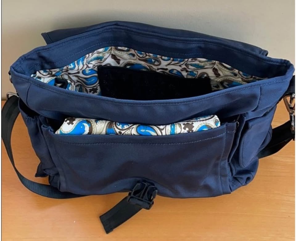 KNOX London Blue Messenger Bag - photo 3
