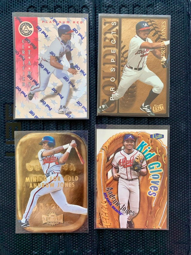 13 Andruw Jones Cards MLB