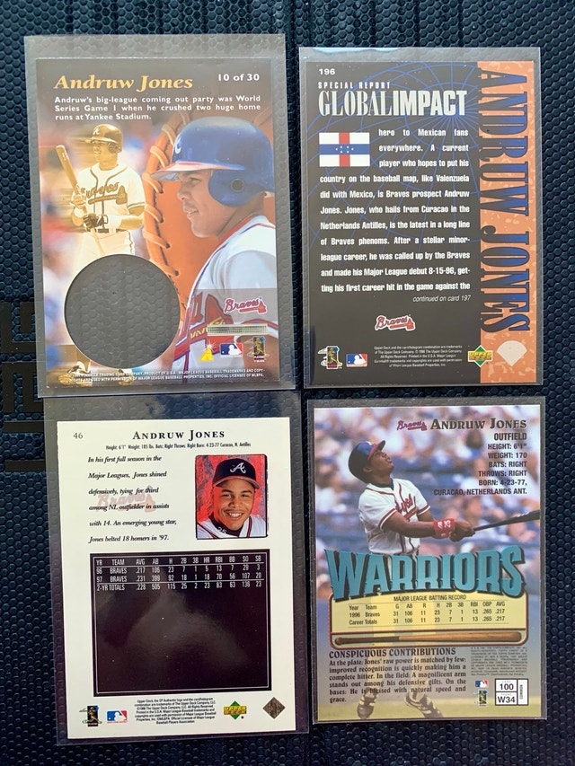 13 Andruw Jones Cards MLB - photo 4
