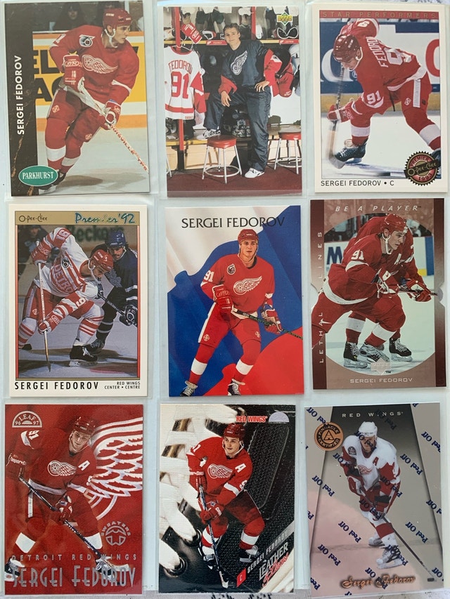 25 Sergei Fedorov NHL Cards - photo 3