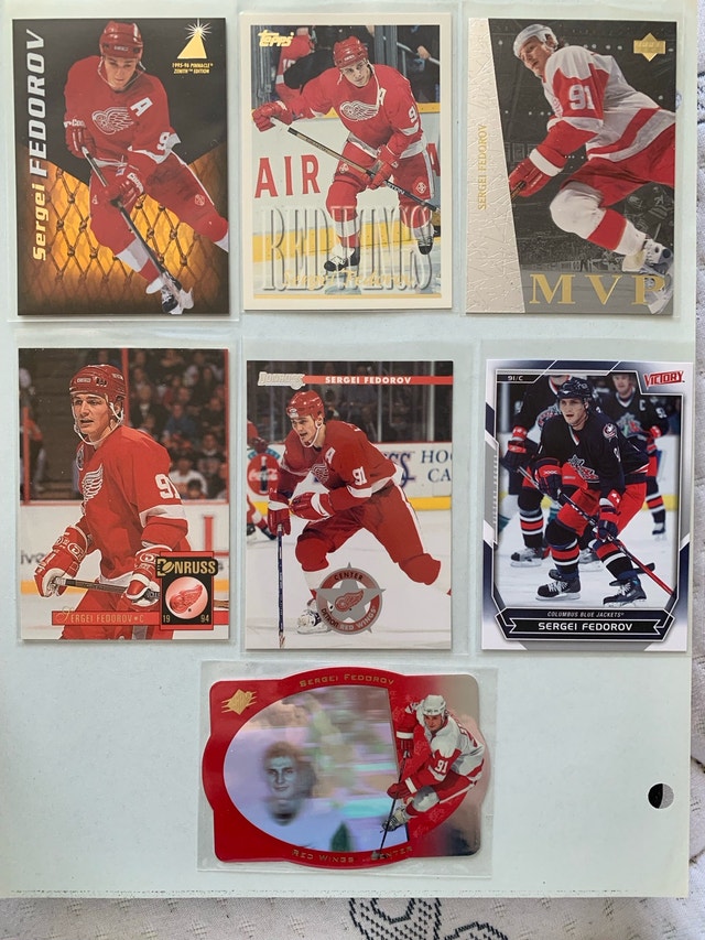 25 Sergei Fedorov NHL Cards - photo 5