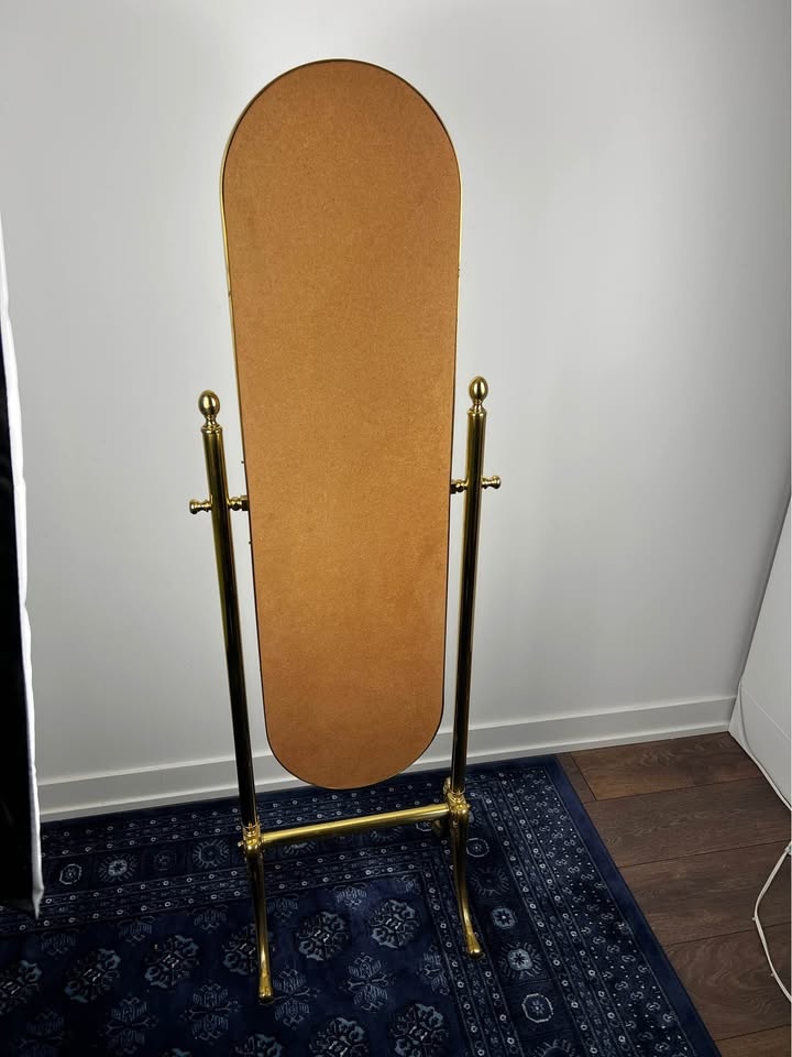 Solid Brass Full Length Vintage Mirror - photo 3