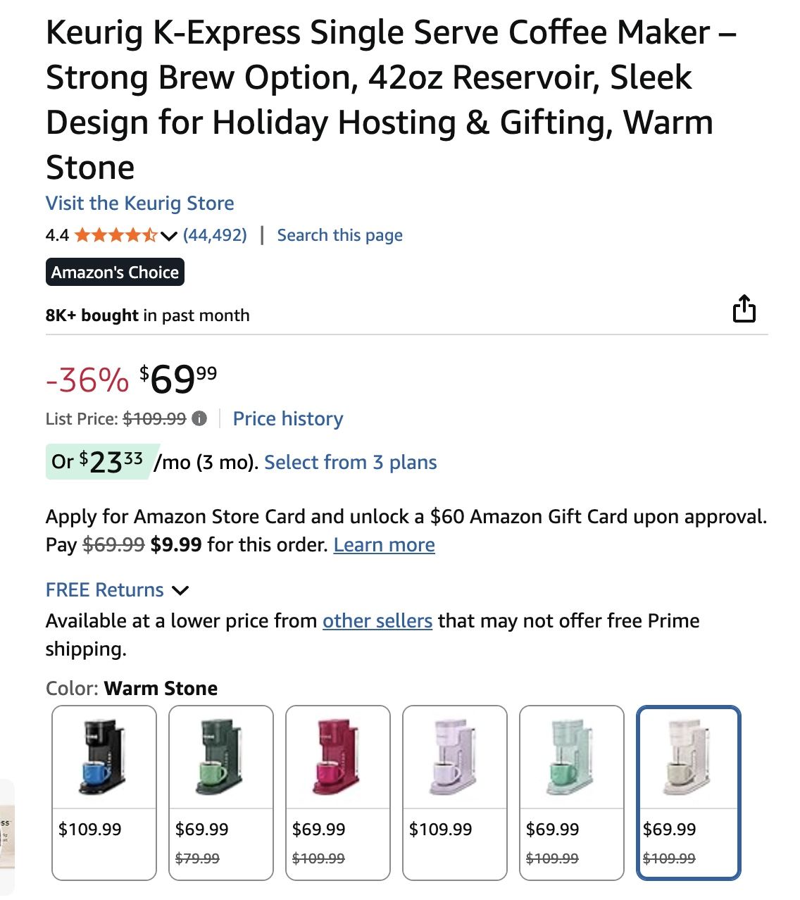 Keurig Coffee Maker + 60more Starbucks Pods - photo 3