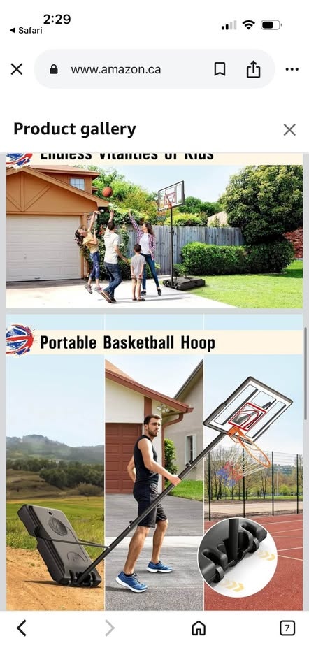 New Portable Basketball Hoop (4.43-10ft Adjustable) - photo 4
