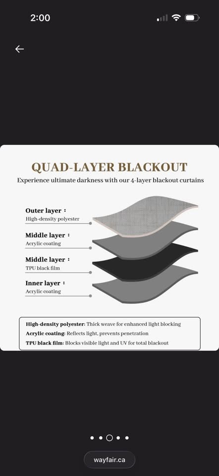 New Blackout Curtains (Pack of 2) - Multiple Sizes/Colors - photo 2