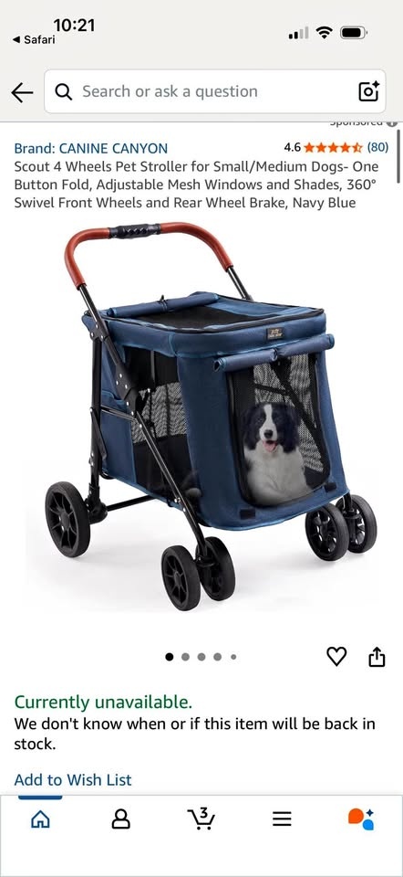 New Pet Stroller