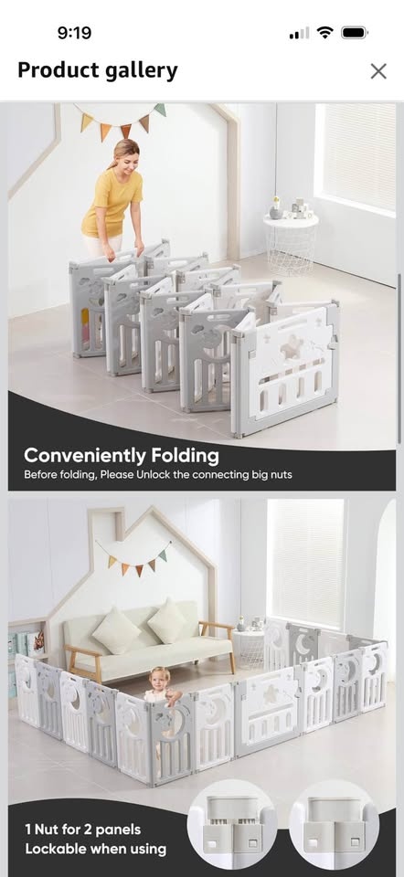 New Dripex 18 Panel Baby Playpen - photo 4