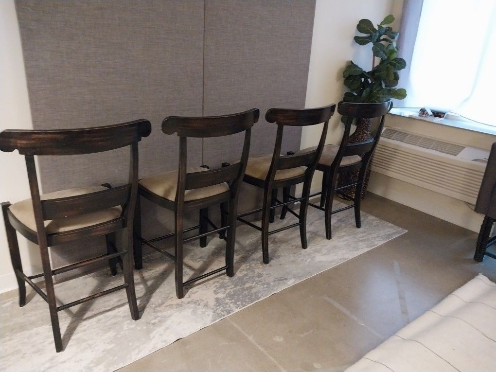 4 Wood Dining Chairs for $40 – Pickup Old Town - photo 2