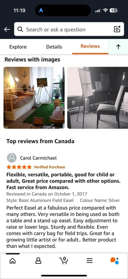 Portable Art/Display Easel image indicator(3)