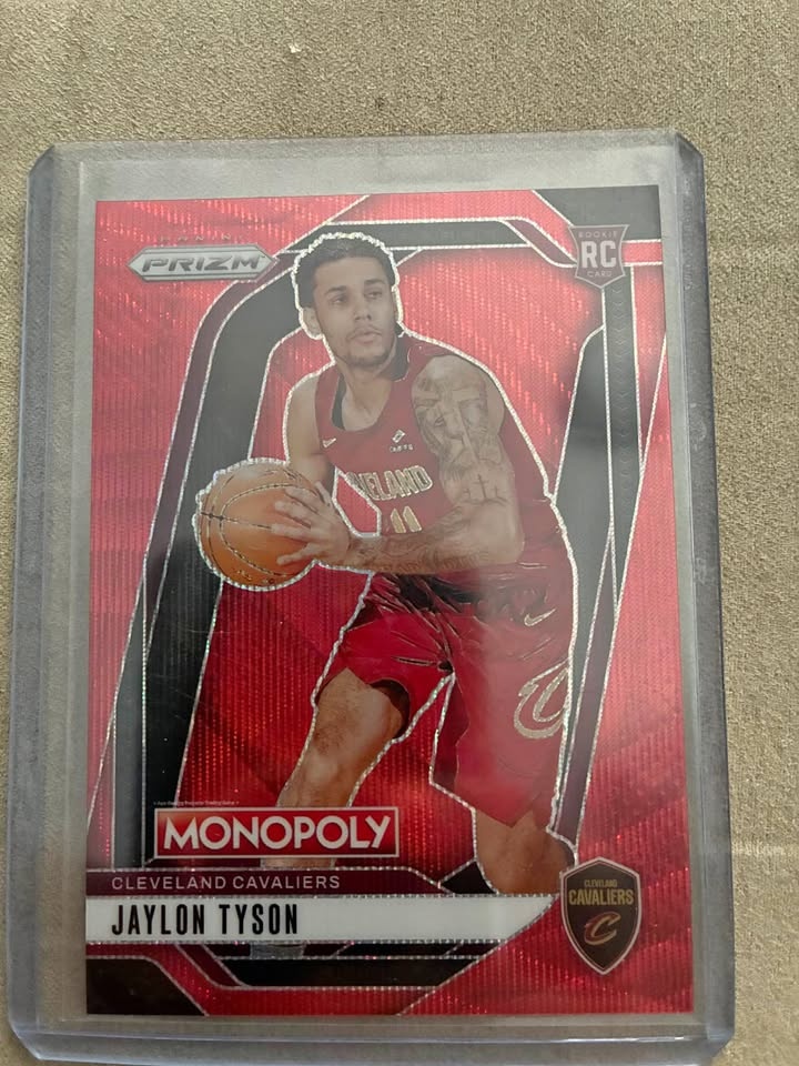 2024-25 Panini Prizm Monopoly Jaylon Tyson Rookie Card