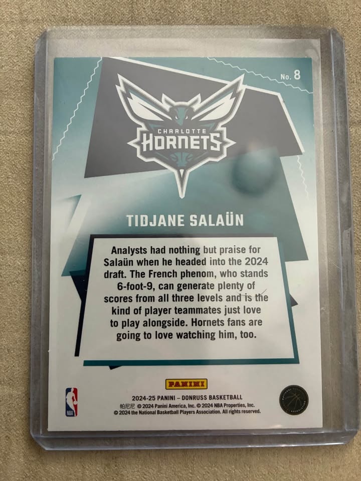 2024-25 Donruss Great X-Pectations Tidjane Salaün RC - photo 2