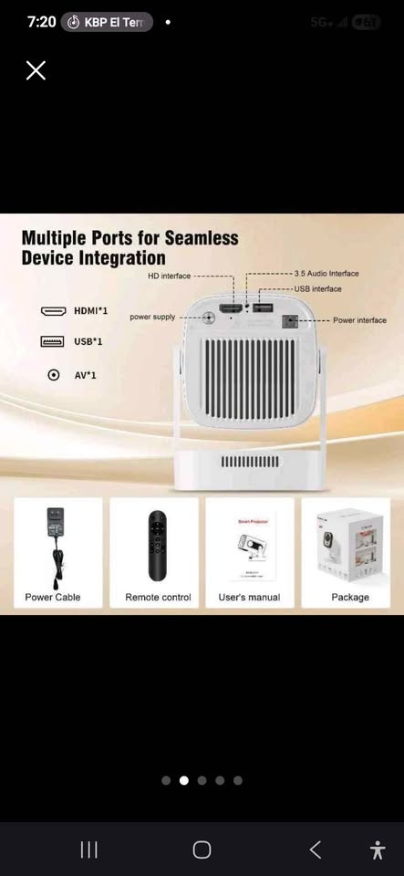 Proyectores Home Projector, Ultra HD Mini - photo 2