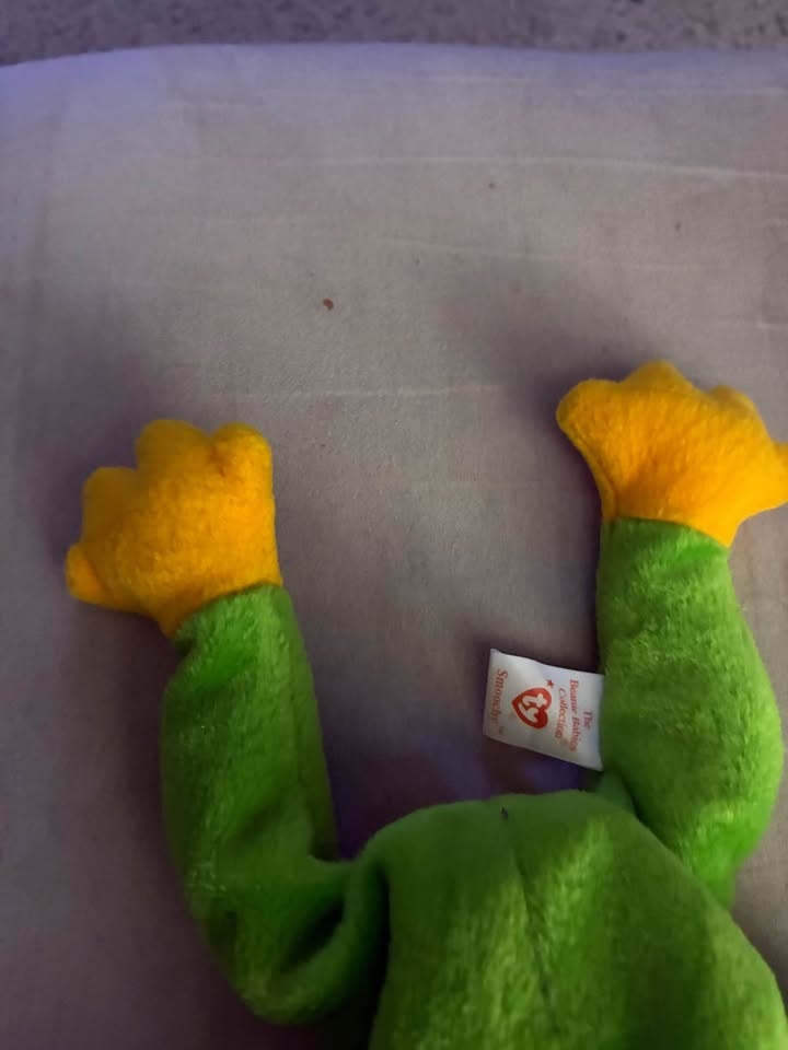 Ty Beanie Baby "Smoochy" the Frog - photo 3