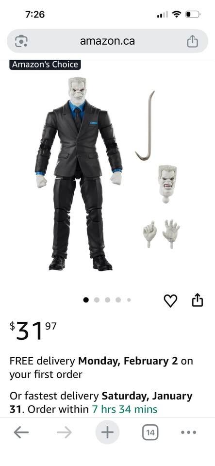 Marvel Legends Series Tombstone Action Figure - photo 3
