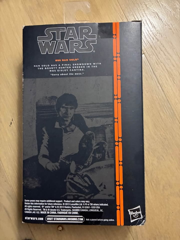 Hasbro Star Wars Black Series Han Solo #08 (2013 Orange Line) - photo 2