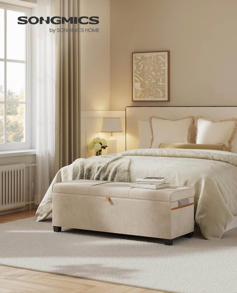 SONGMICS Storage Ottoman Bench – New in Box - photo 2