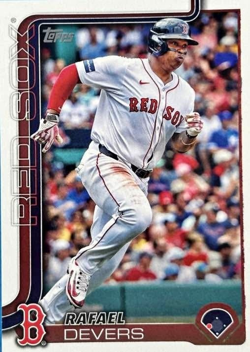 Rafael Devers 2025 Topps Series 1 Baseball Card