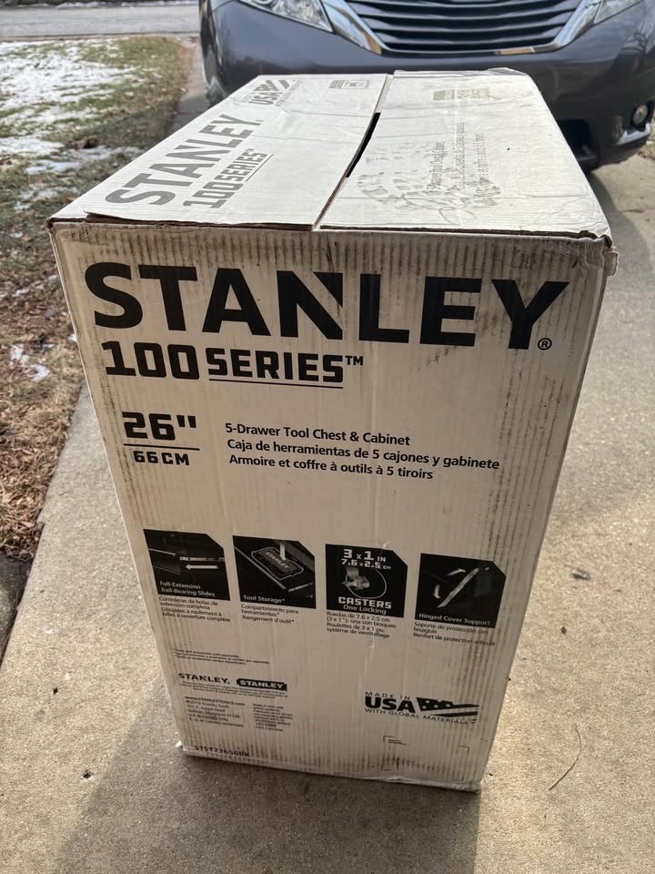 Stanley 100 Series 26 Inch Tool Chest & Cabinet - photo 2
