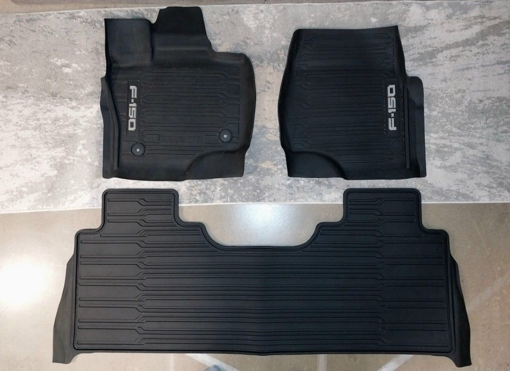 6-Piece Ford F150 Platinum Heavy Duty Floor Mats – Like New – $6 - photo 2