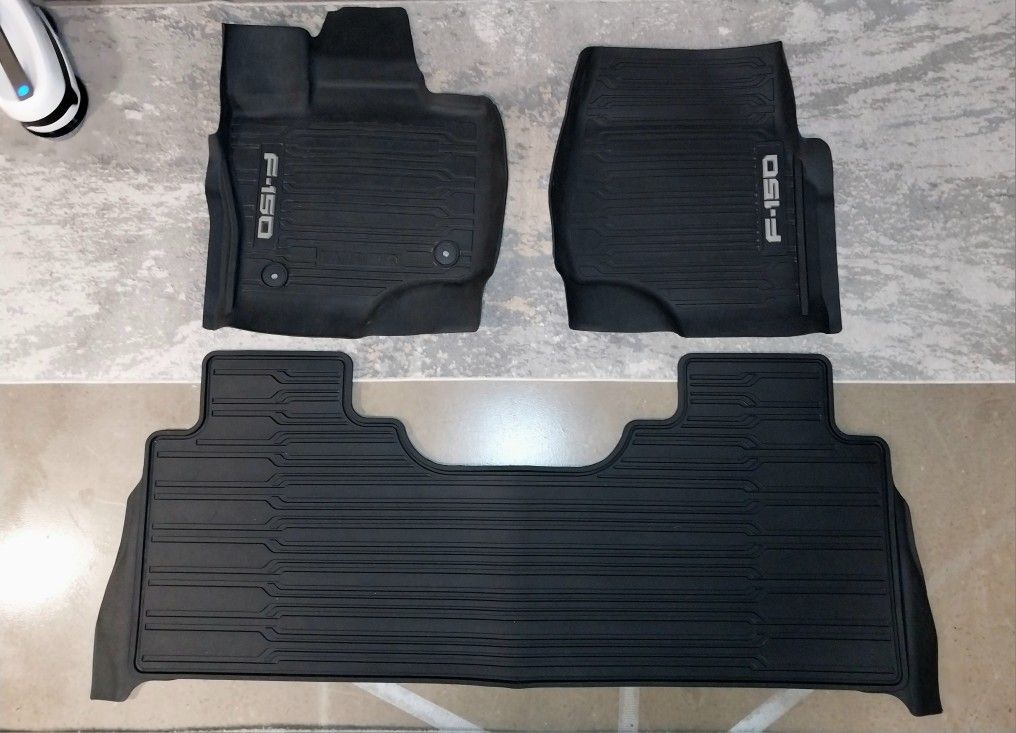 6-Piece Ford F150 Platinum Heavy Duty Floor Mats – Like New – $6 - photo 4
