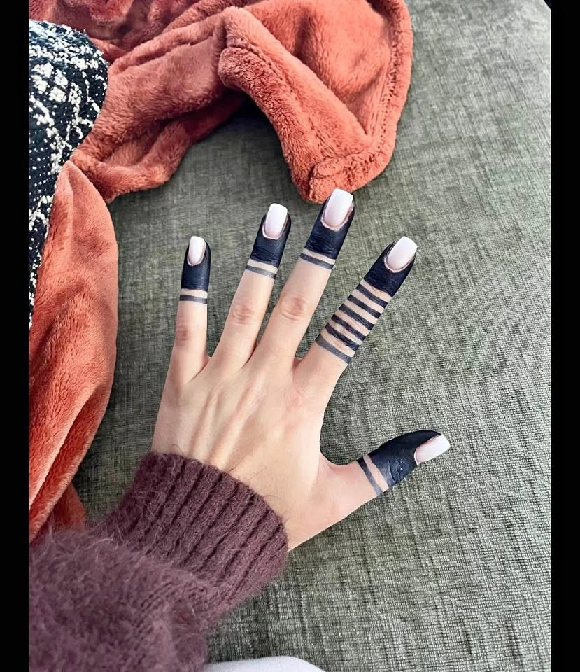 Black Jagua Pen for Temporary Tattoos with Stencils