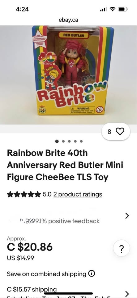 Rainbow Brite Red Butler - photo 3