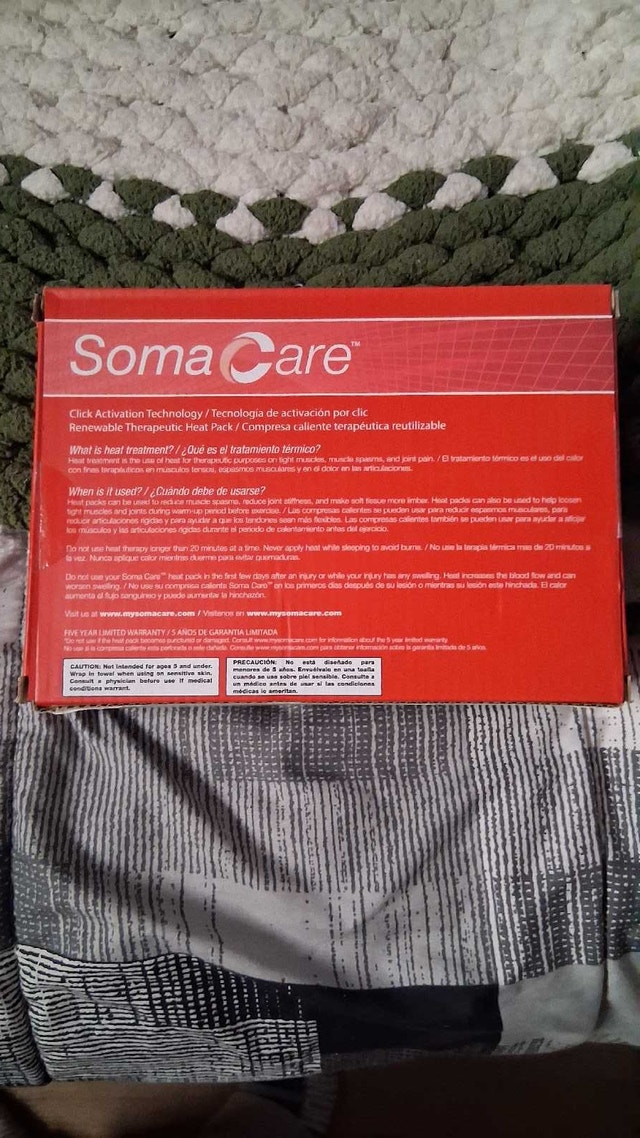 SomaCare Click Activation Technology Renewable Therapeutic Heat - photo 3