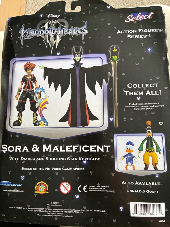 Maleficent & Sora Kingdom Hearts 3 Diamond Select Figures - photo 2