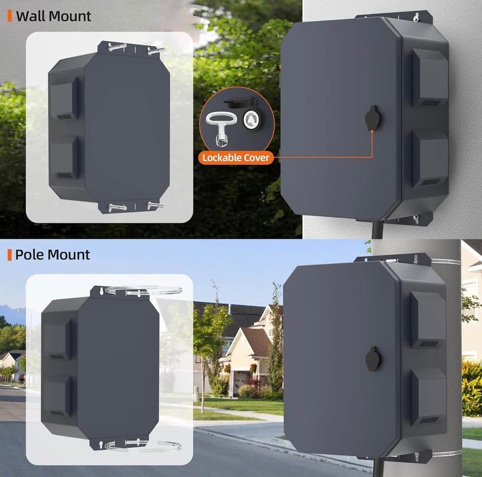 Outdoor Metal Waterproof Electrical Junction Lock Box IP65 Vente - photo 4