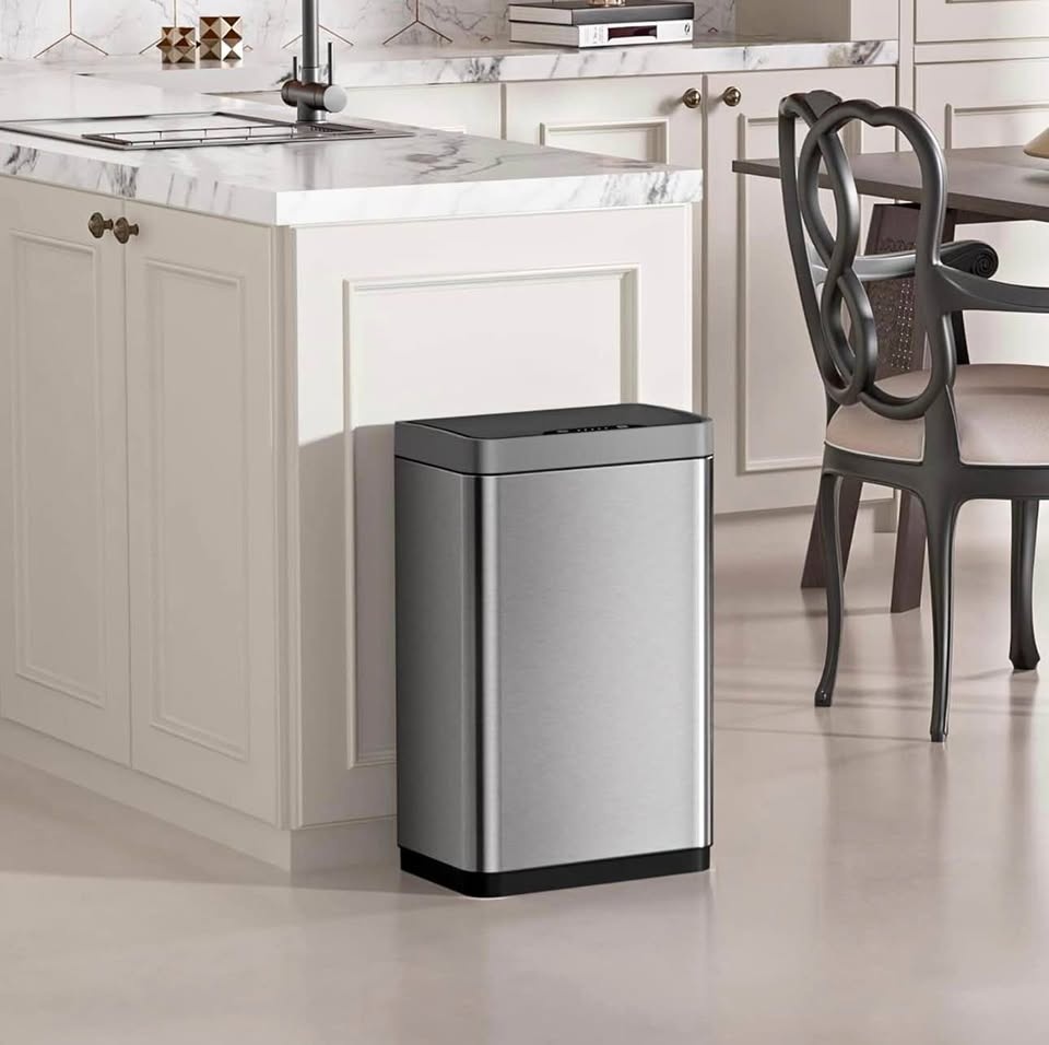 Mbillion 15 Gallon Touchless Trash Can