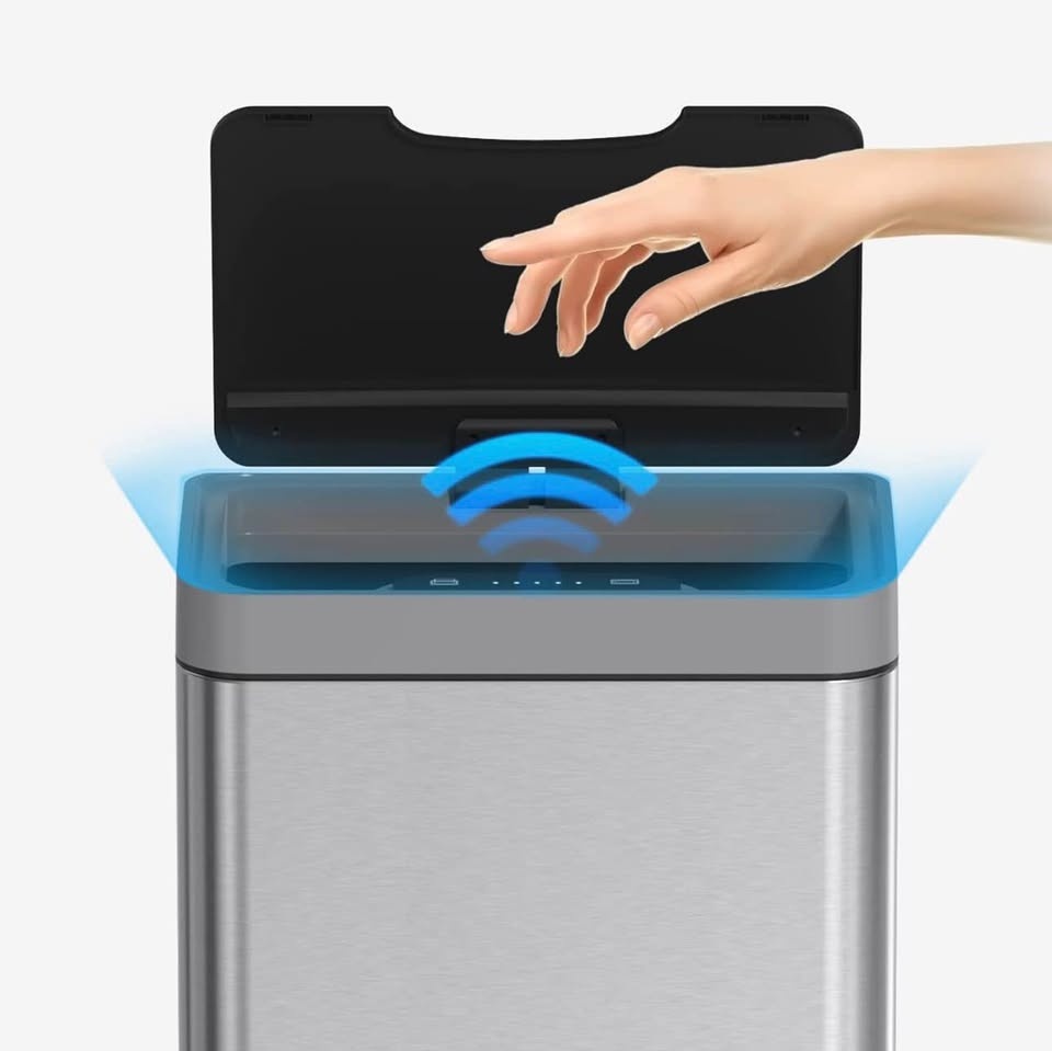 Mbillion 15 Gallon Touchless Trash Can - photo 2