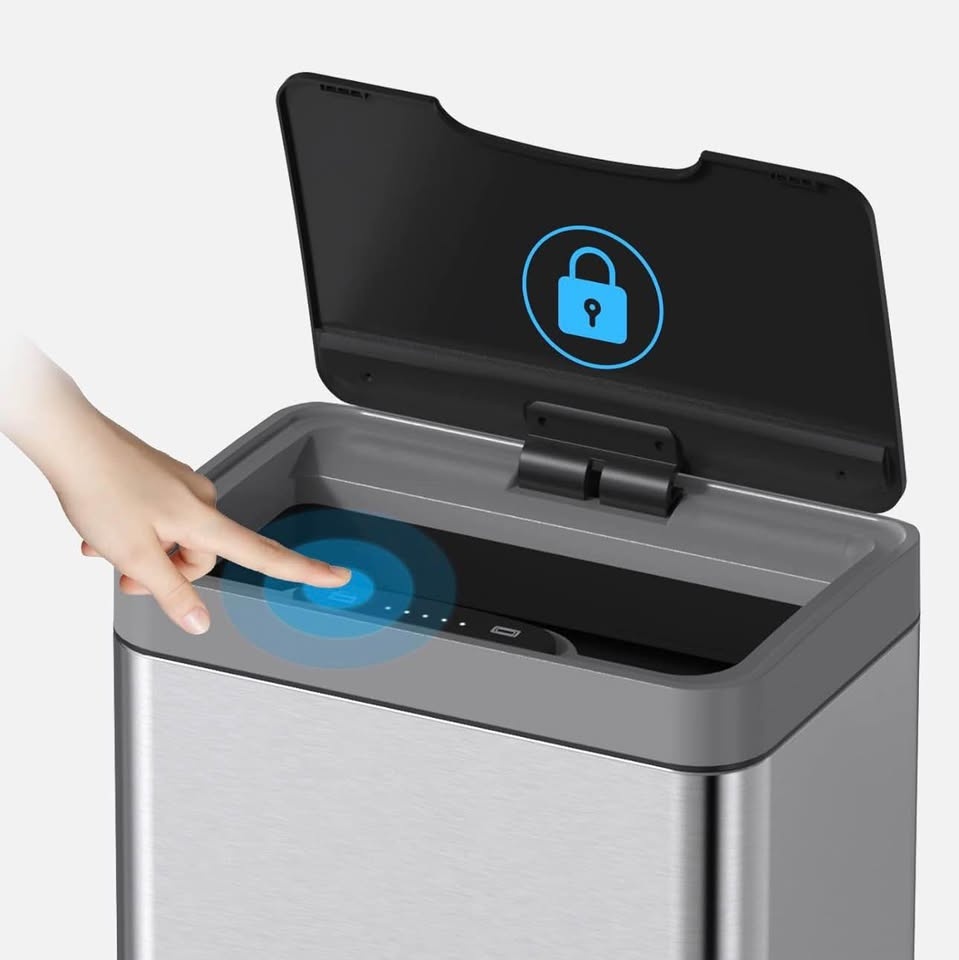 Mbillion 15 Gallon Touchless Trash Can - photo 5
