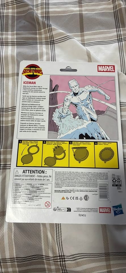Marvel Legends Retro 6 Inch Iceman Action Figure - photo 2