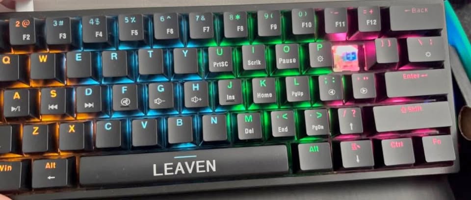 LEAVEN K620 61 Keys Mechanical Keyboard
