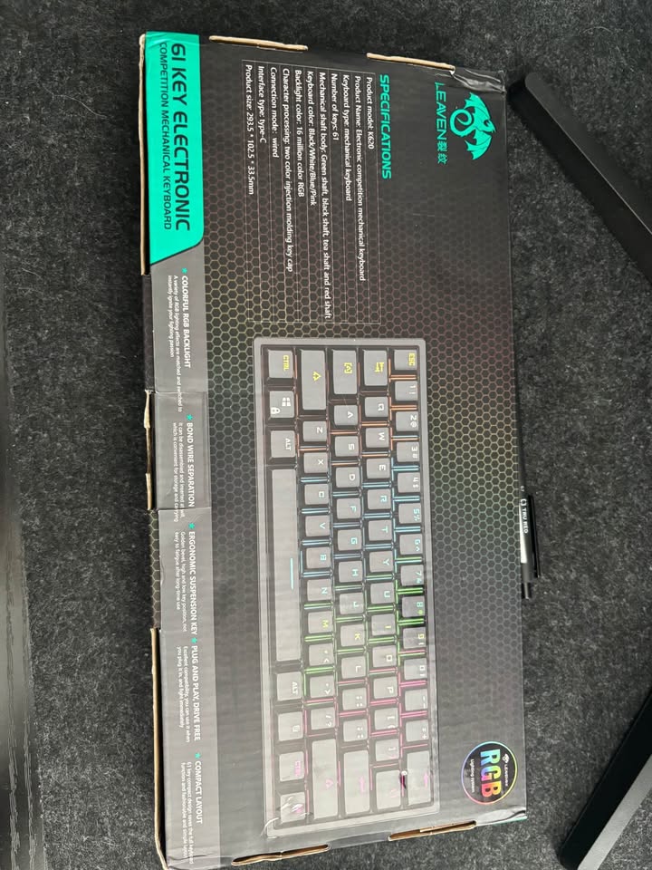 LEAVEN K620 61 Keys Mechanical Keyboard - photo 3