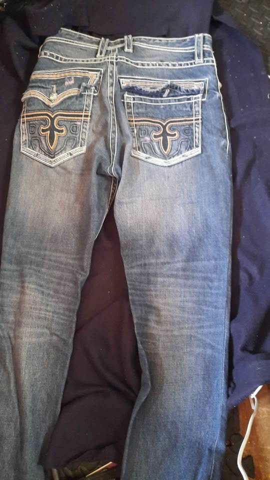 Back Reutnal Men's Jeans Size 32 "🏆" - photo 2