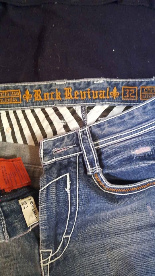 Back Reutnal Men's Jeans Size 32 "🏆" - photo 3