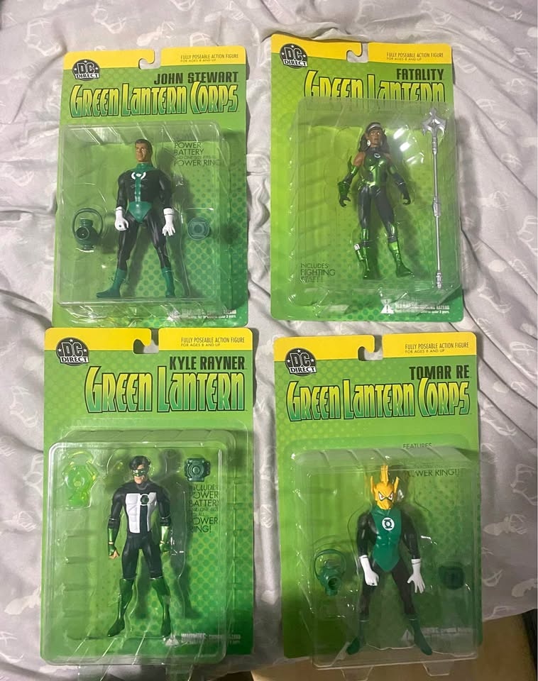 DC Direct Green Lantern Figures Lot