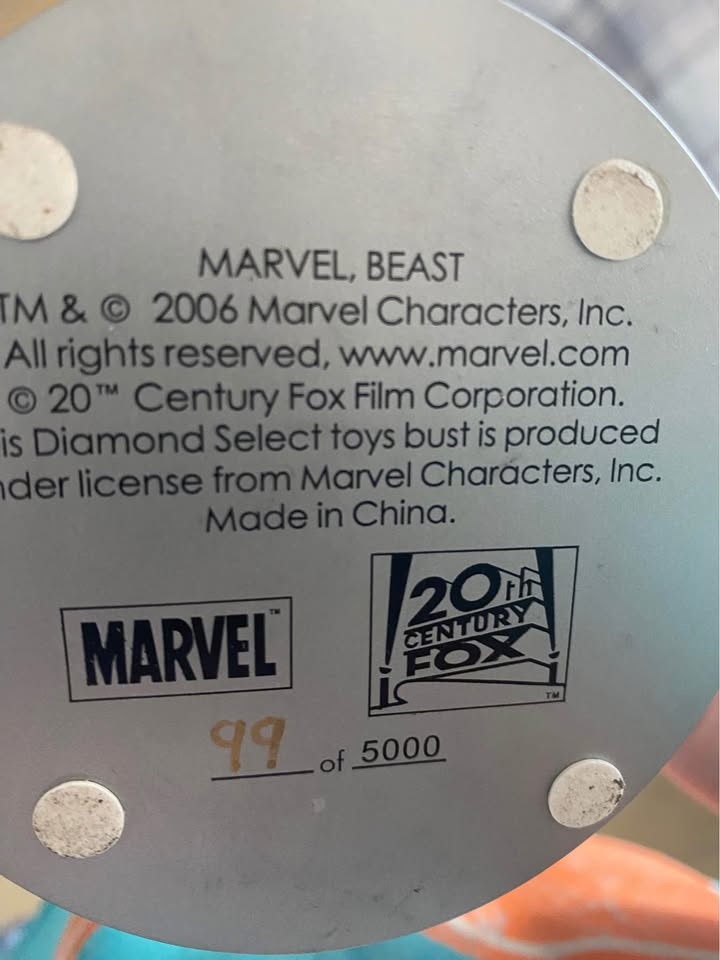 Beast Bust Statue X-Men The Last Stand Gentle Giant Marvel 99/50 - photo 2