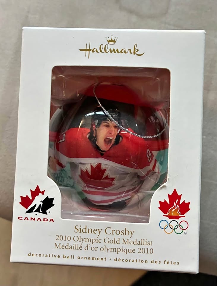 Hallmark Sidney Crosby 2010 Olympic Ornament Limited Edition NHL