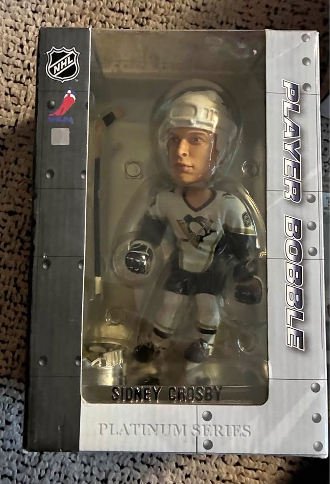 Sidney Crosby Black Pittsburgh Penguins Jersey Bobblehead