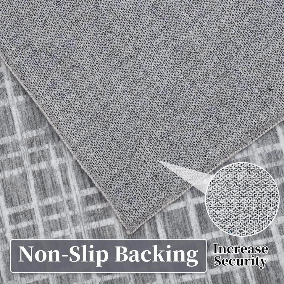 NEW 8x10 ft Grey Modern Area Rug - photo 2
