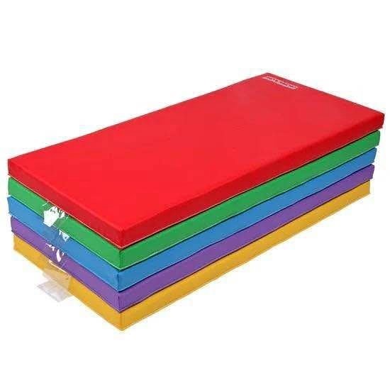 New, Sealed 2-Inch Thick Rainbow Rest Nap Mats (5-Pack)