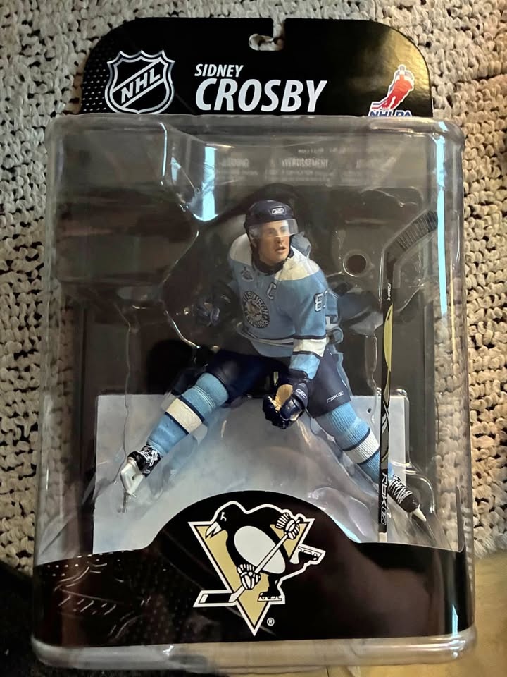 McFarlane Sidney Crosby #87 Penguins Black Jersey NHL Series 25
