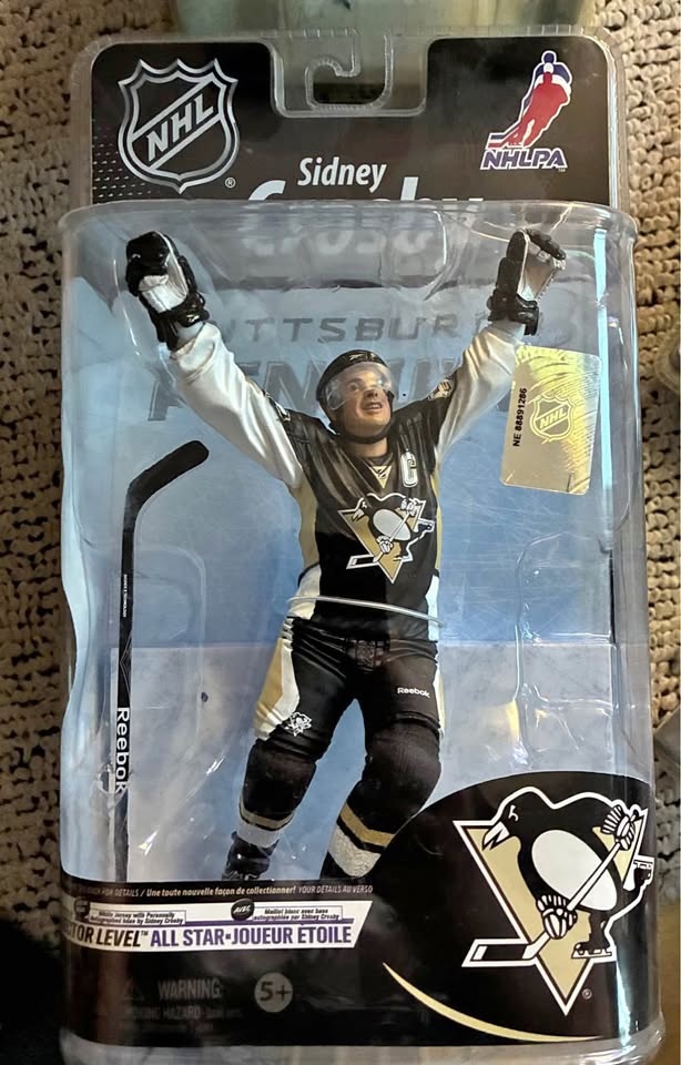McFarlane Sidney Crosby #87 Pittsburgh Penguins - Black Jersey N