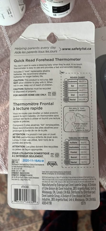 Safety 1st No Touch Thermometer - photo 2
