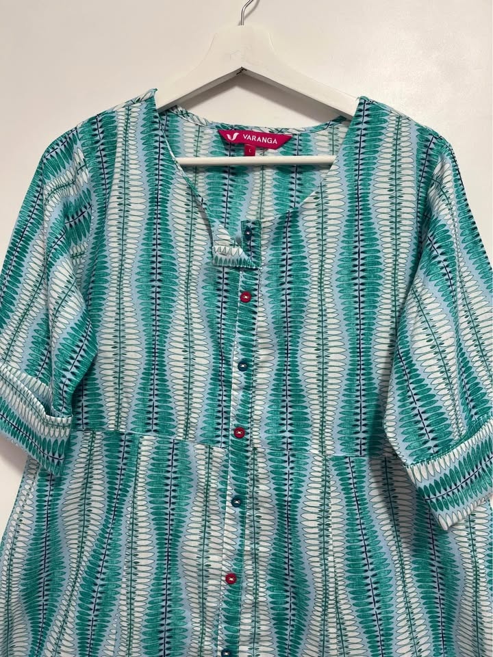 A-line Cotton Dress*Large Size* - photo 3