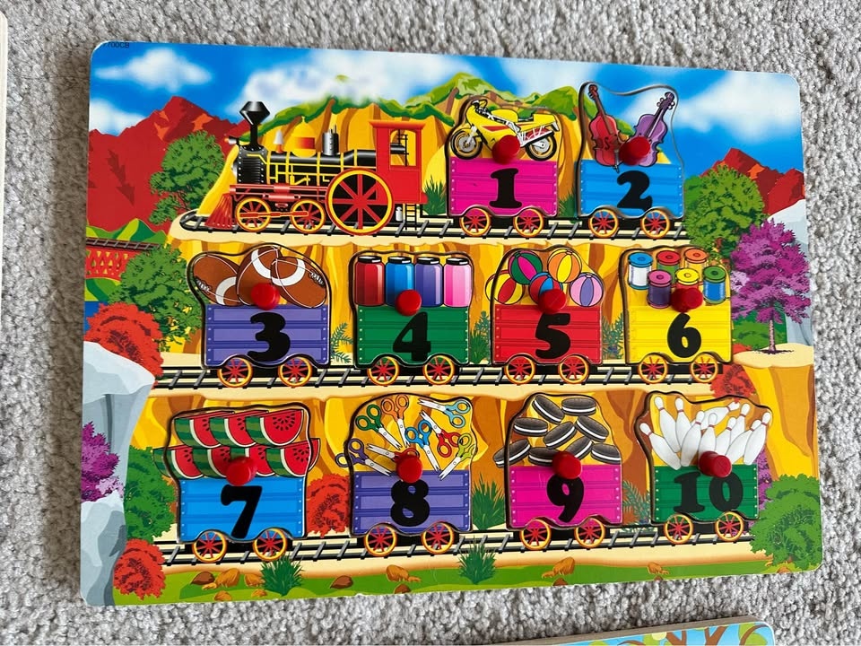 Wooden puzzles with holder - photo 2