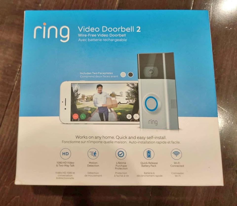 Ring Video Doorbell 2 with 2 Batteries
