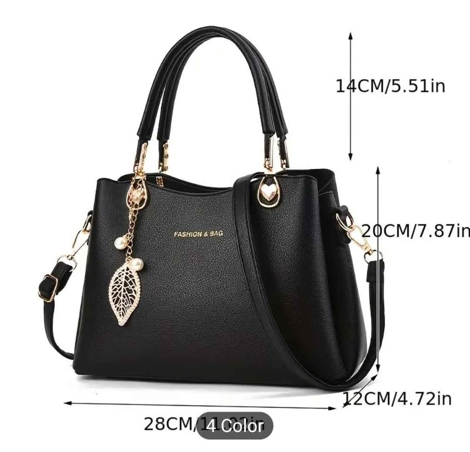Brand new stylish black color hand bag for women gift - photo 2